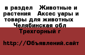  в раздел : Животные и растения » Аксесcуары и товары для животных . Челябинская обл.,Трехгорный г.